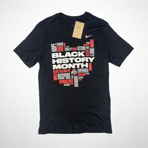 NEW- Nike Ohio State Team Issue -  Black History Month Tee
